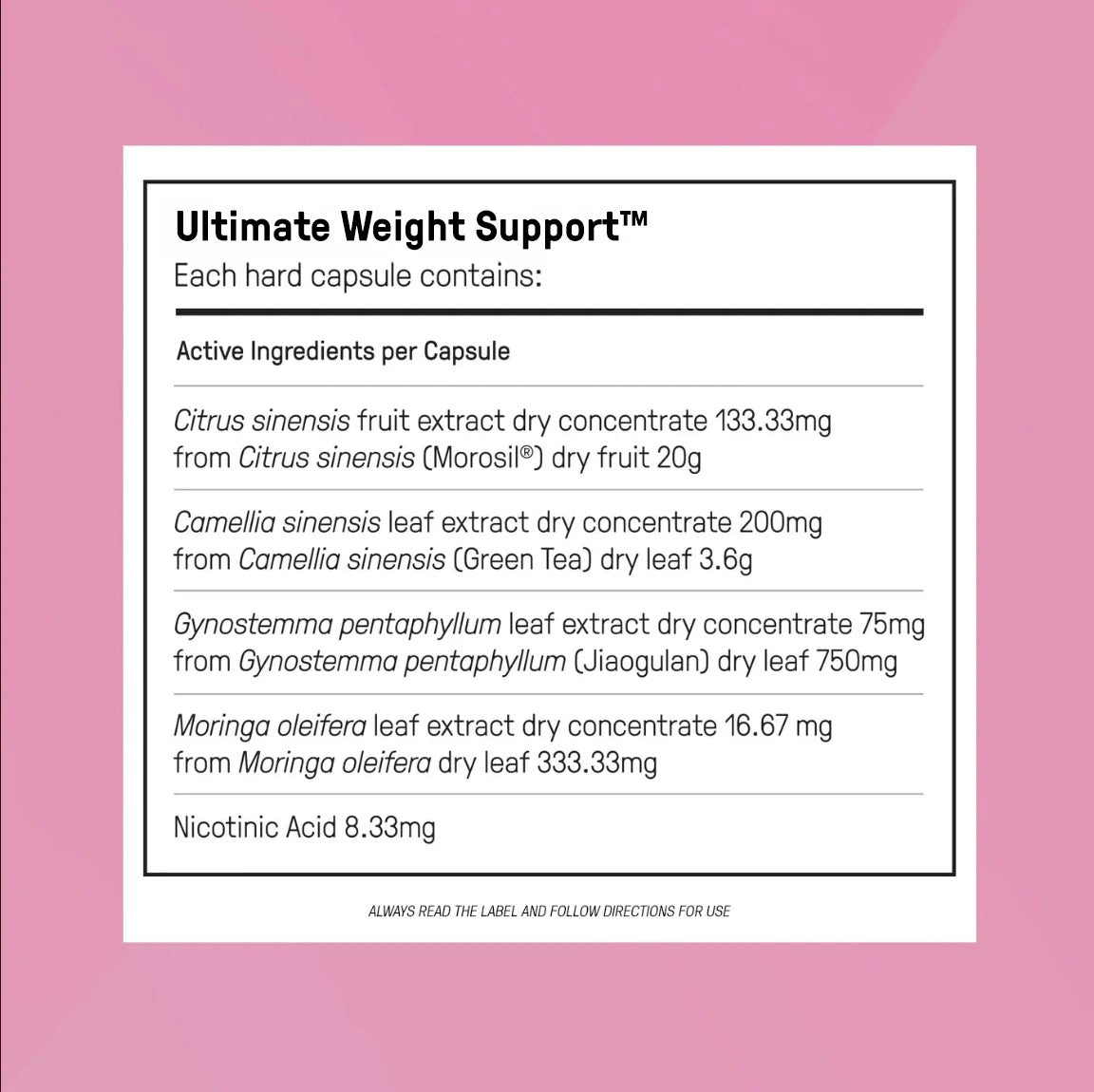 AT2A Ultimate Weight Support