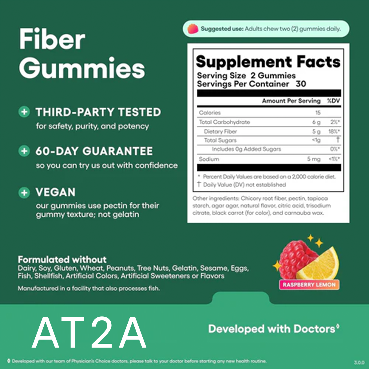 AT2A Fiber Gummies
