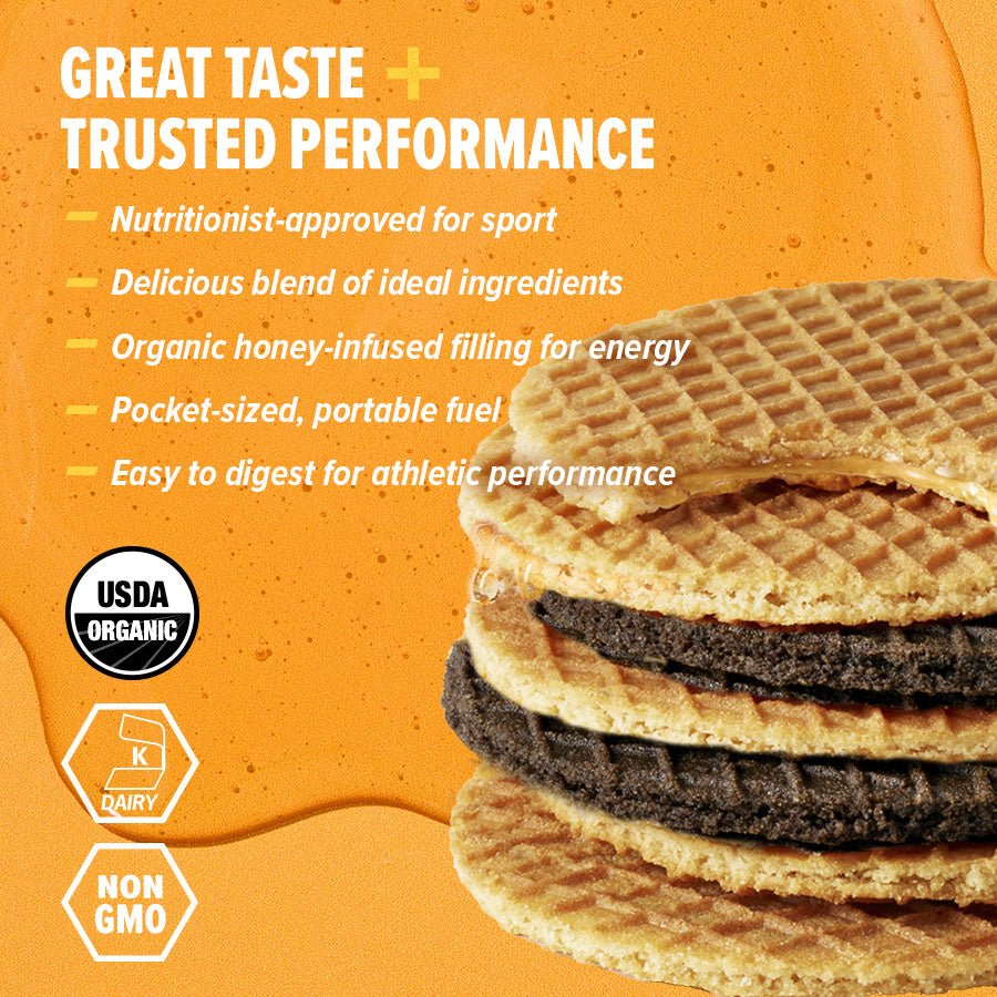 AT2A Nut Butter Energy Waffle Sampler Pack of 10